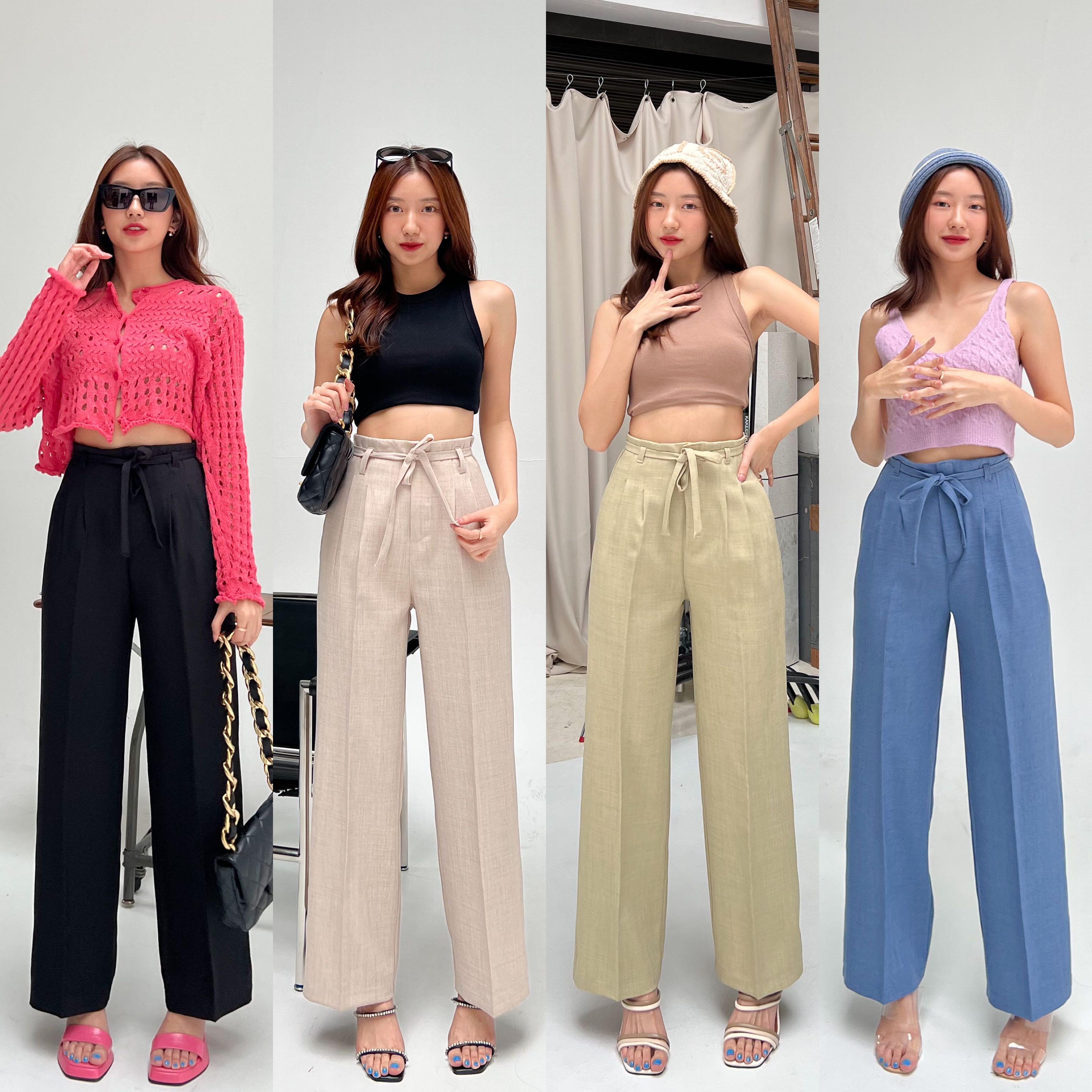 Bemingpant038(XS-4XL) - Drawstring Wild Pants 🐰🌟