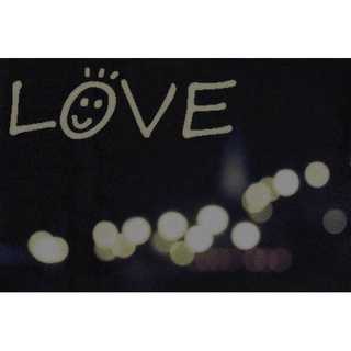 PRAW พรมแต่งบ้าน กันลื่น พรมปูพื้น ดีไซน์ Dark Valentine ขนาด 50x75 cm