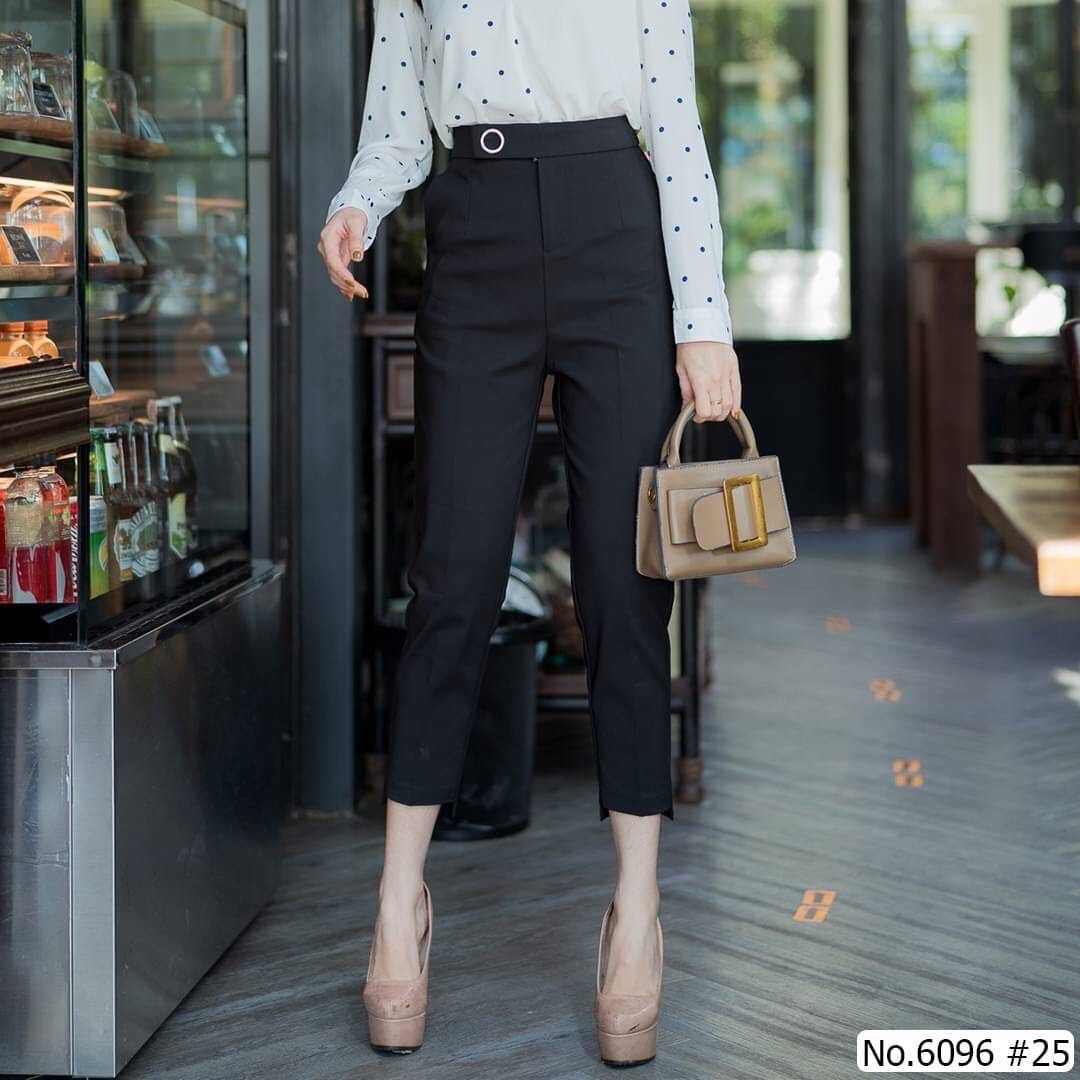 Maristar กางเกงขา9ส่วน  No. 6096 ผ้าSpandex
