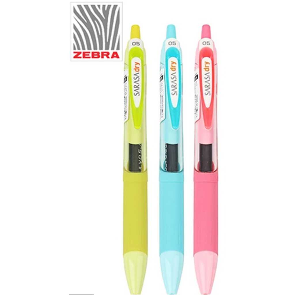 ปากกาหมึกเจลแห้งไว!! Zebra Sarasa Dry 0.5 mm. เหมาะสำหรับผู้ที่เขียนมือซ้าย