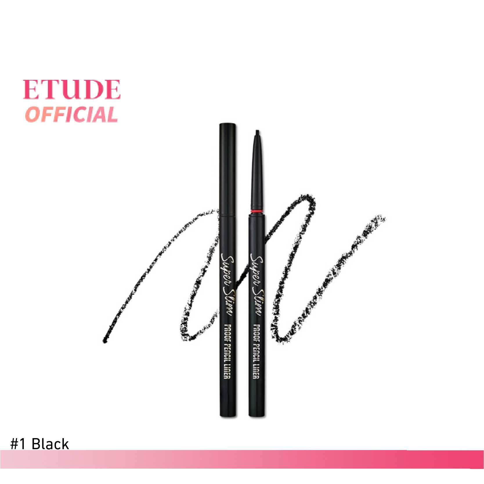 ETUDE Super Slim Proof Pencil Liner (0.08g) อีทูดี้ อายไลน์เนอร์ (หมดอายุ 10/2024)