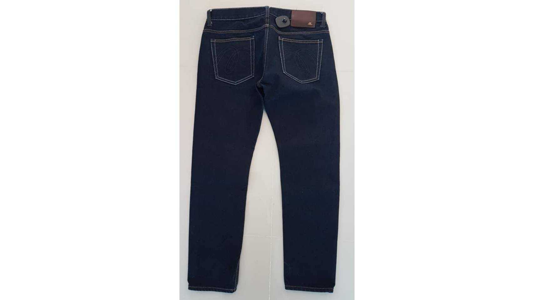 กางเกงยีนส์ริมแดง  Mc Slim 18oz. W34(I784)
