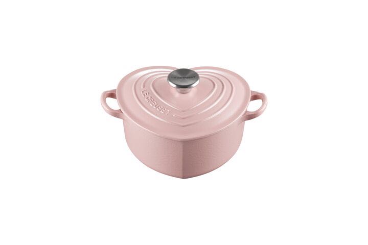 HEART COCOTTE 20CM SUGAR PINK