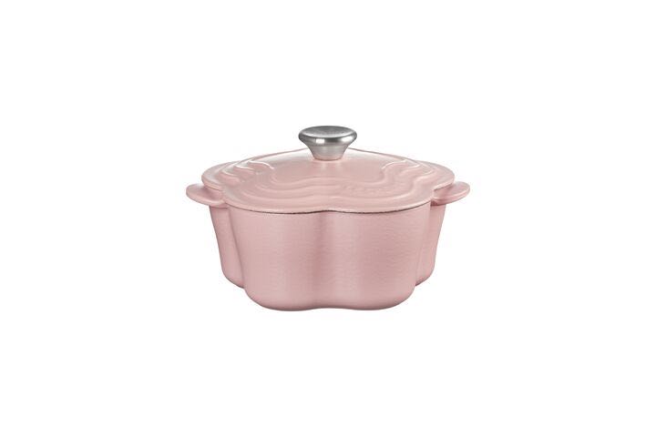 FLOWER COCOTTE 20CM SUGAR PINK