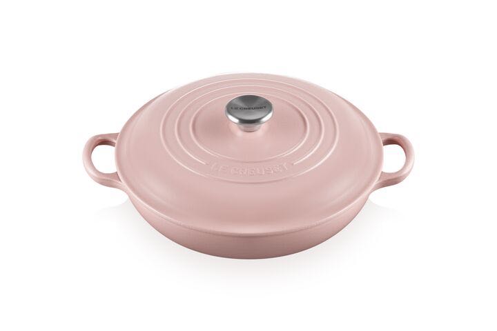 SHALLOW BRAISER 26CM SUGAR PINK SS