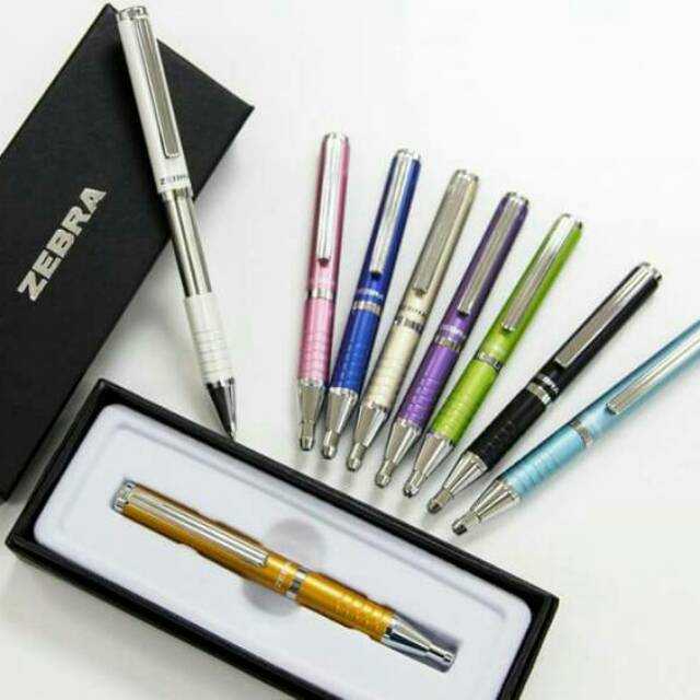 ปากกาลูกลื่นไซส์มินิ ด้ามยืดออกได้ Zebra Ballpoint Pen SL-F1 Mini Slide (BP115)