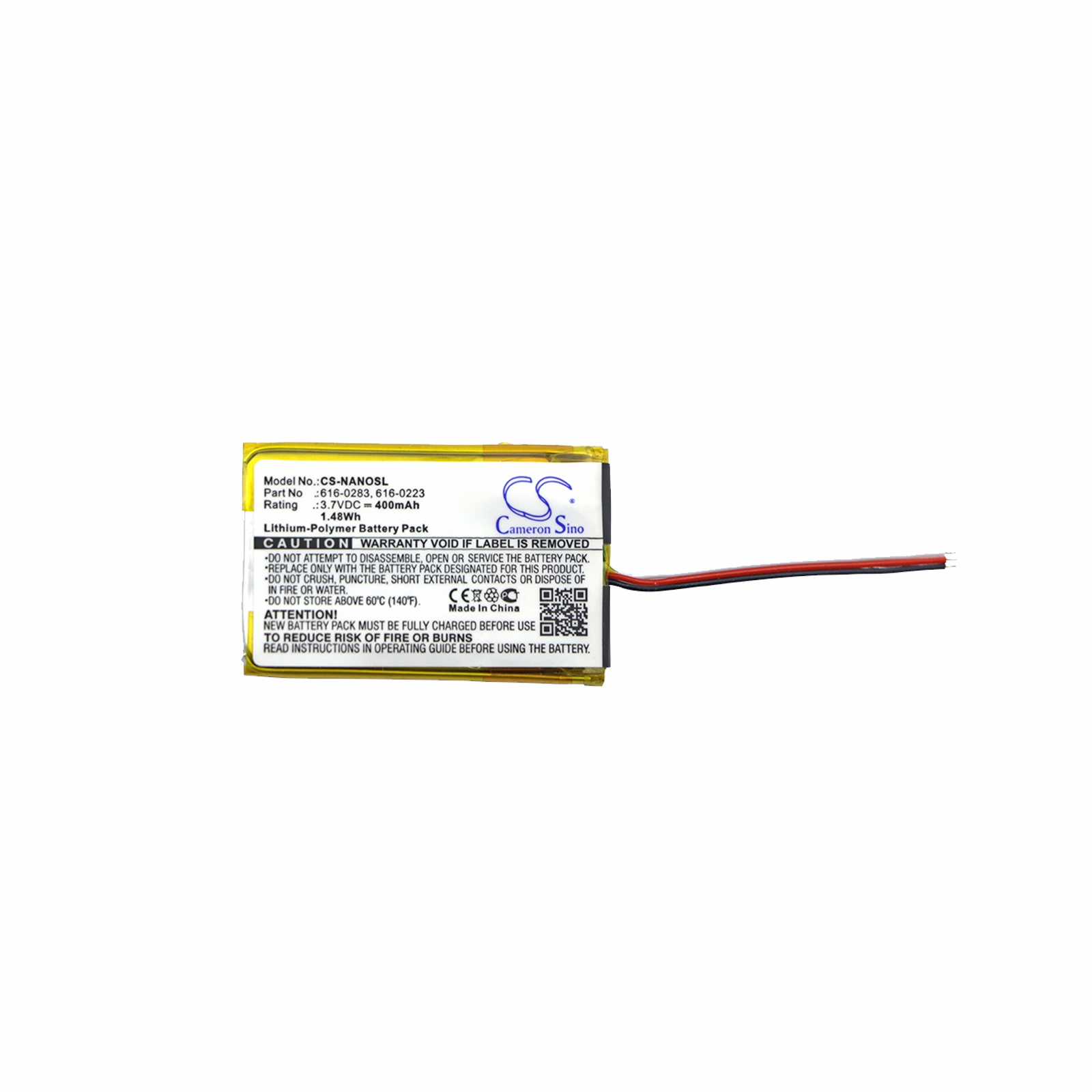 Battery Cameron Sino  iPod Nano 2nd Generation Model A 1199