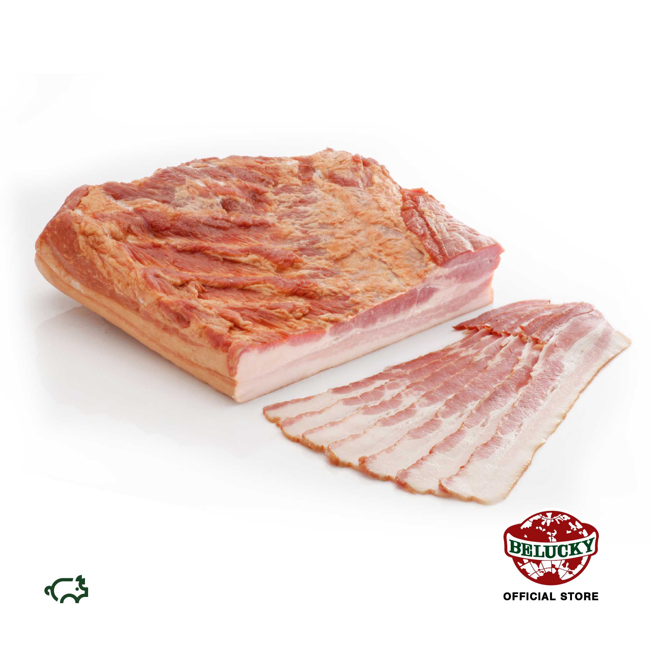 Belucky บีลัคกี้ Smoked Bacon เบคอนรมควัน แผ่น