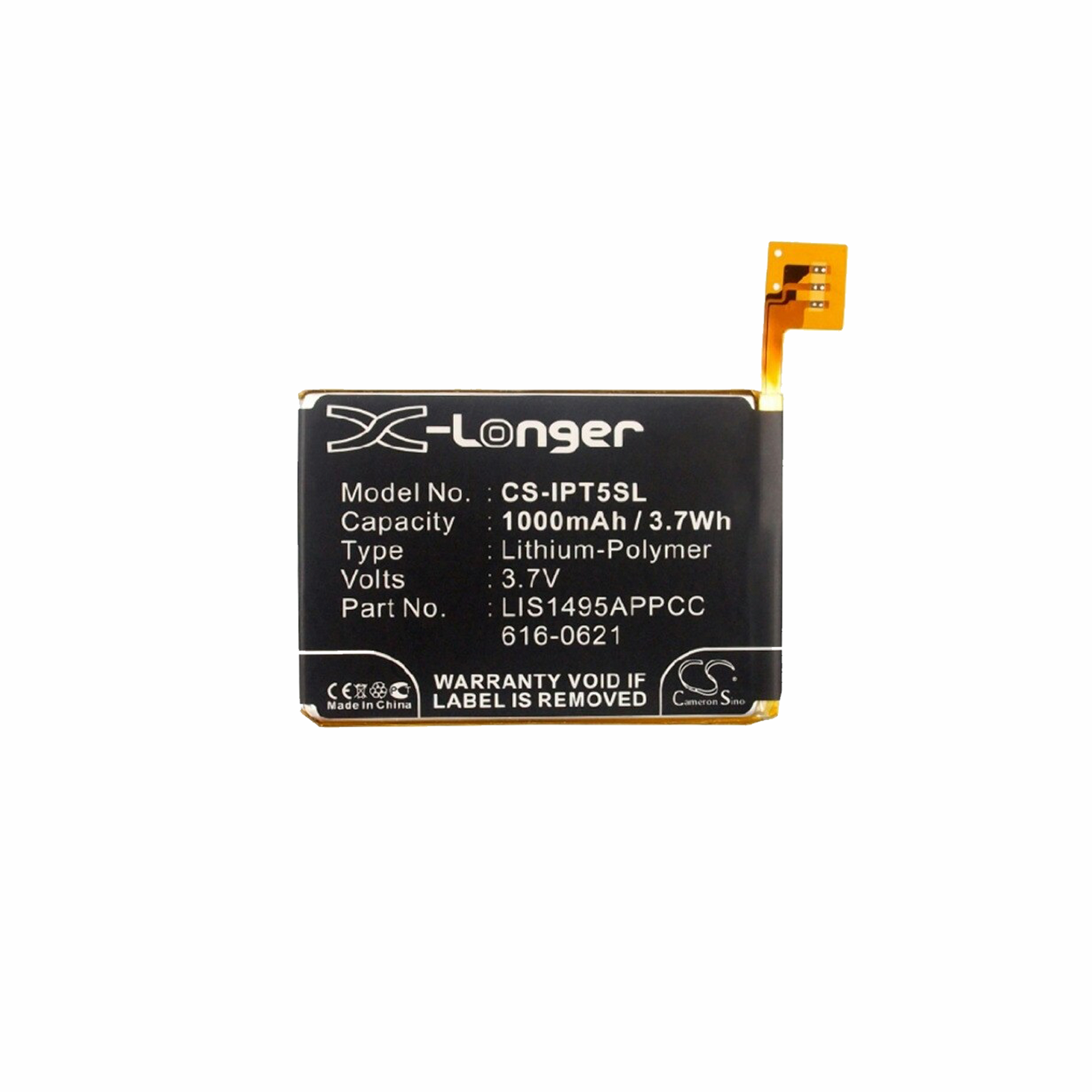 Battery Cameron Sino Li-Polymer  iPod Touch 5th Generation Model A1421