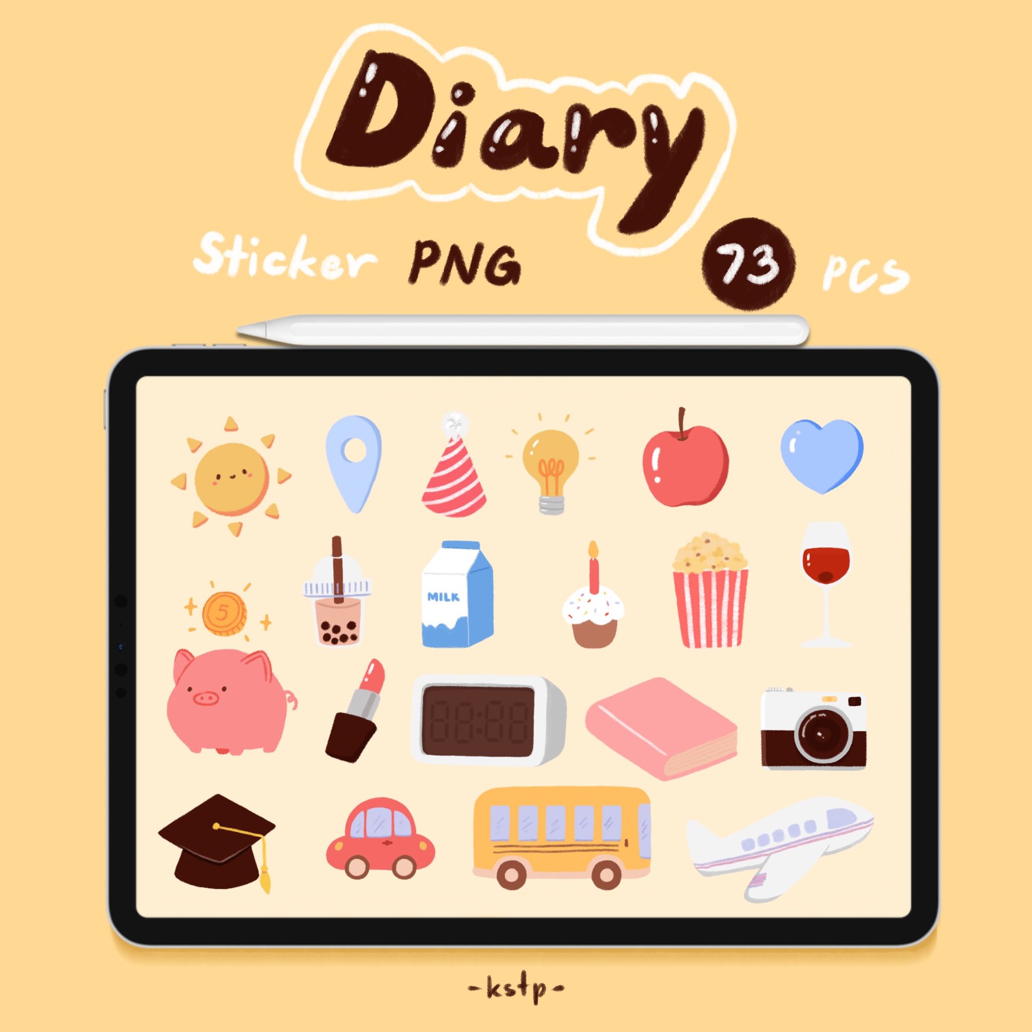 Digital sticker | Diary