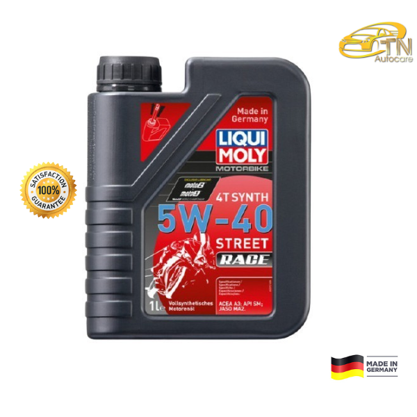 LIQUI MOLY น้ำมันเครื่องมอไซค์ 5W-40 MotorBike Race 4T (1ลิตร)