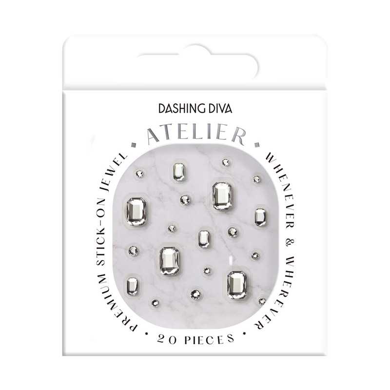 Dashing Diva  Atelier เพชรคริสตัลตกแต่งเล็บ รุ่น ATJ001 จำนวน 1เซตมี 20 ชิ้น