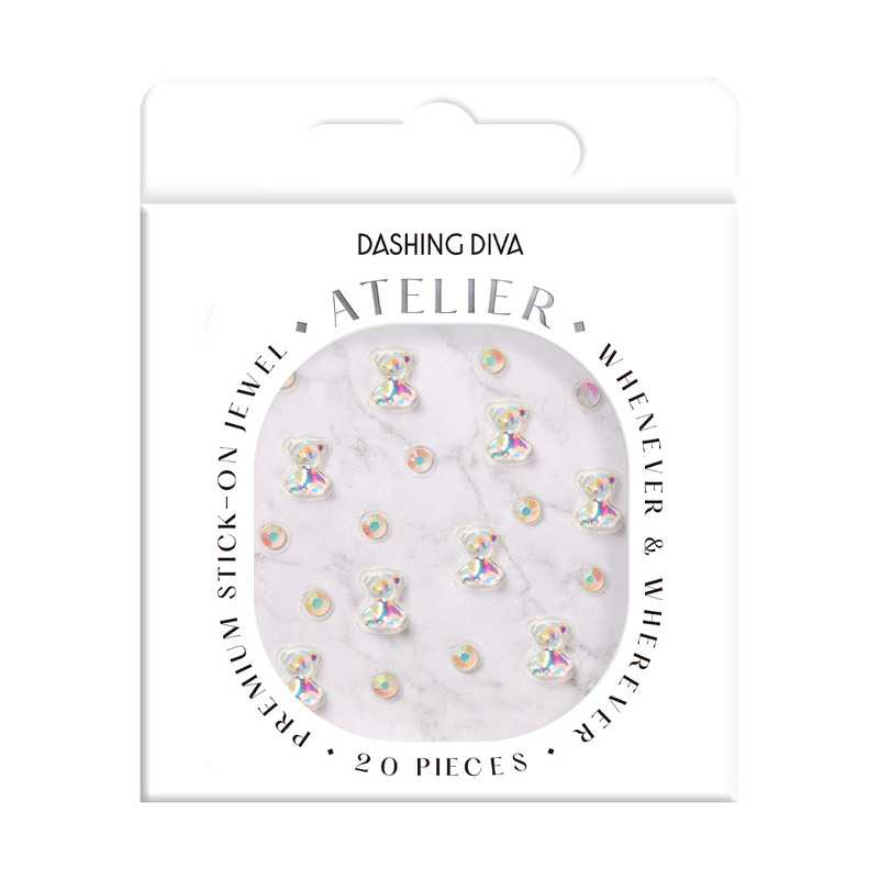 Dashing Diva Atelier เพชรคริสตัลตกแต่งเล็บ รุ่น ATJ003 จำนวน 1เซตมี 20 ชิ้น