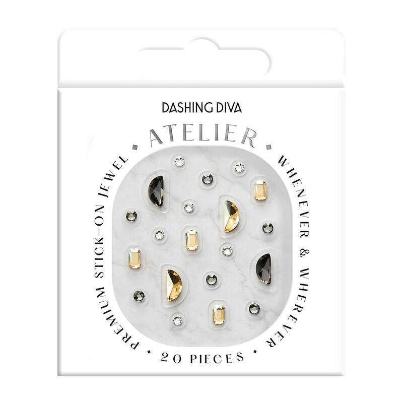 Dashing Diva Atelier เพชรคริสตัลตกแต่งเล็บ รุ่น ATJ010 จำนวน 1เซตมี 20 ชิ้น
