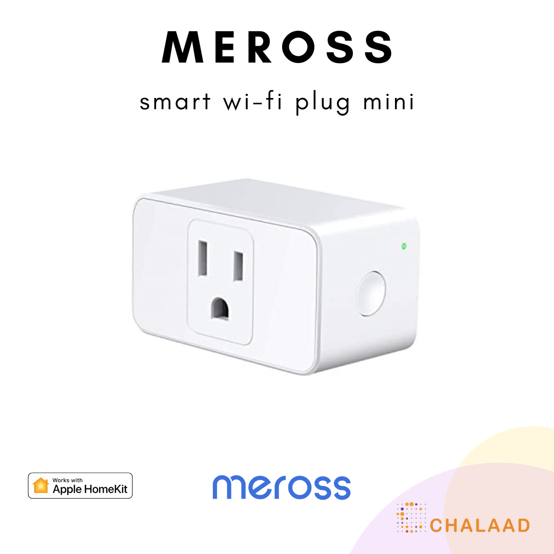 Meross Smart Wi-Fi Plug Mini สมาร์ทปลั๊ก ปลั๊กไฟ ปลั๊กอัจฉริยะ สั่งงานผ่านแอป สั่งงานผ่านเสียง Siri