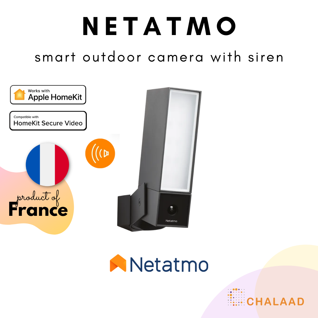 Netatmo Smart Outdoor Camera w/ Siren กล้องวงจรปิดอัจฉริยะ Apple HomeKit / Google Home / Alexa