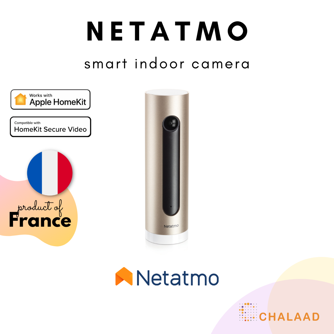 Netatmo Smart Indoor Camera กล้องวงจรปิดรักษาความปลอดภัยภายในบ้านอัจฉริยะ Apple HomeKit