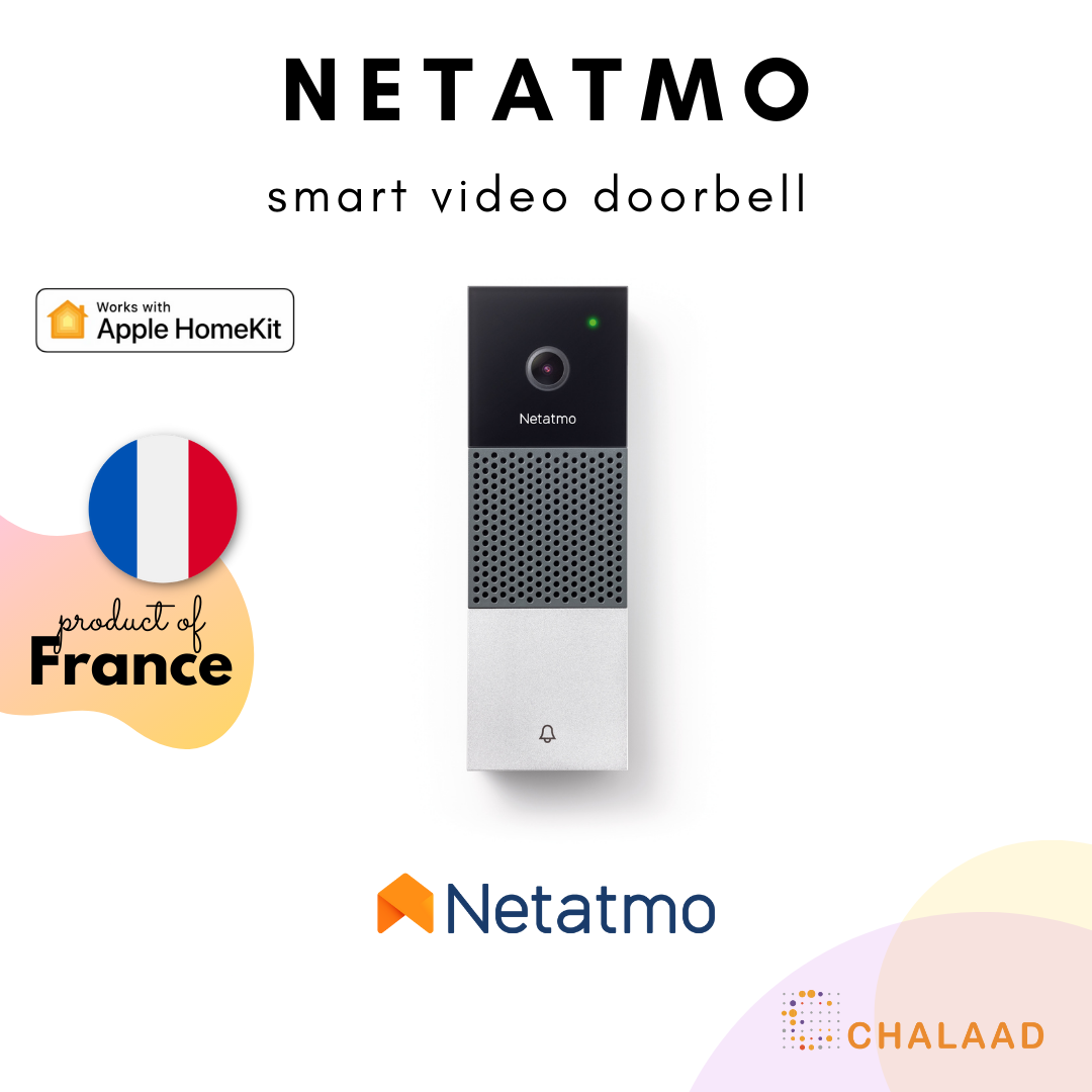 Netatmo Smart Video Doorbell กริ่งประตูพร้อมกล้องอัจฉริยะ Apple HomeKit / Google Assistant