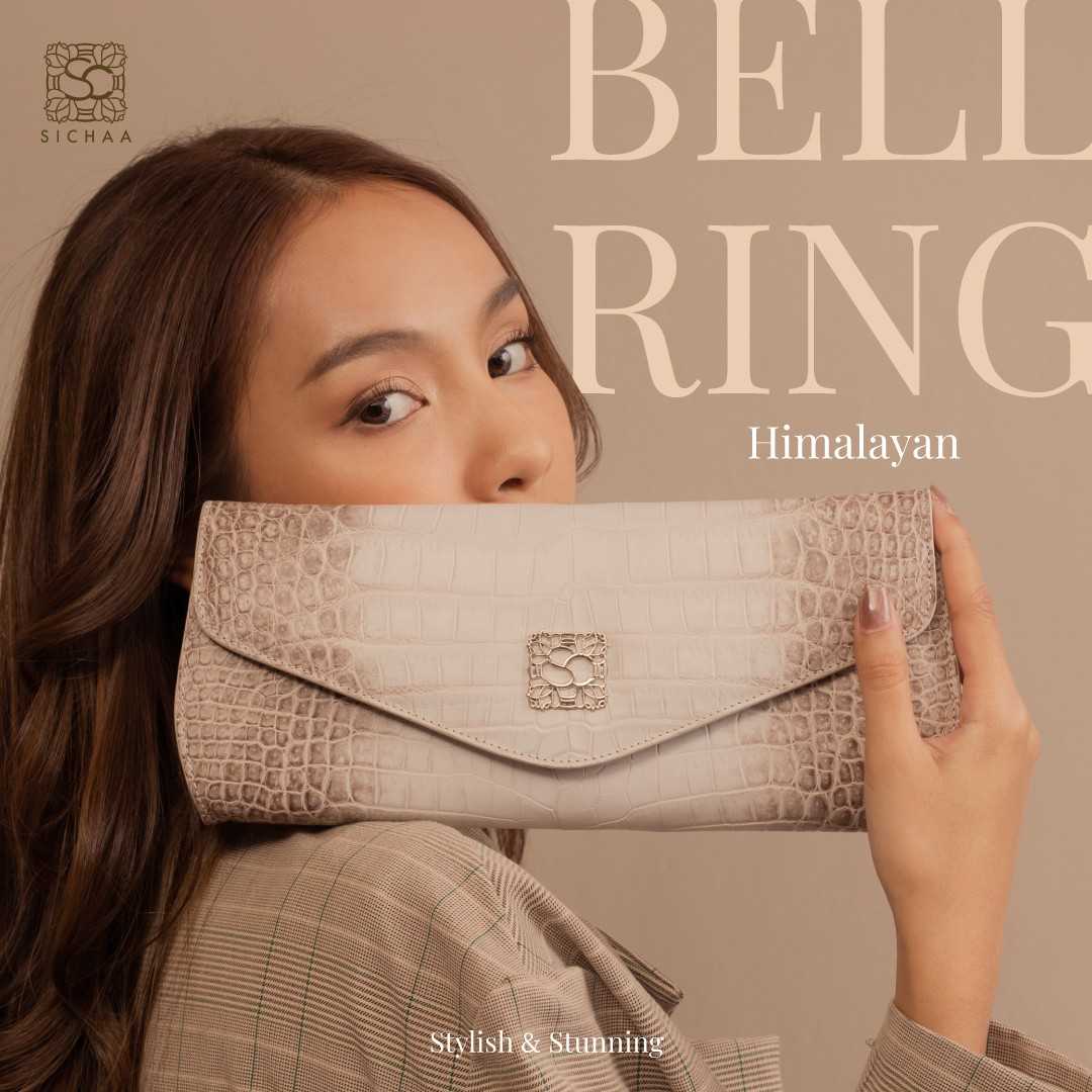 กระเป๋าClutchหนังจระเข้ รุ่น BELL RING  SS2022