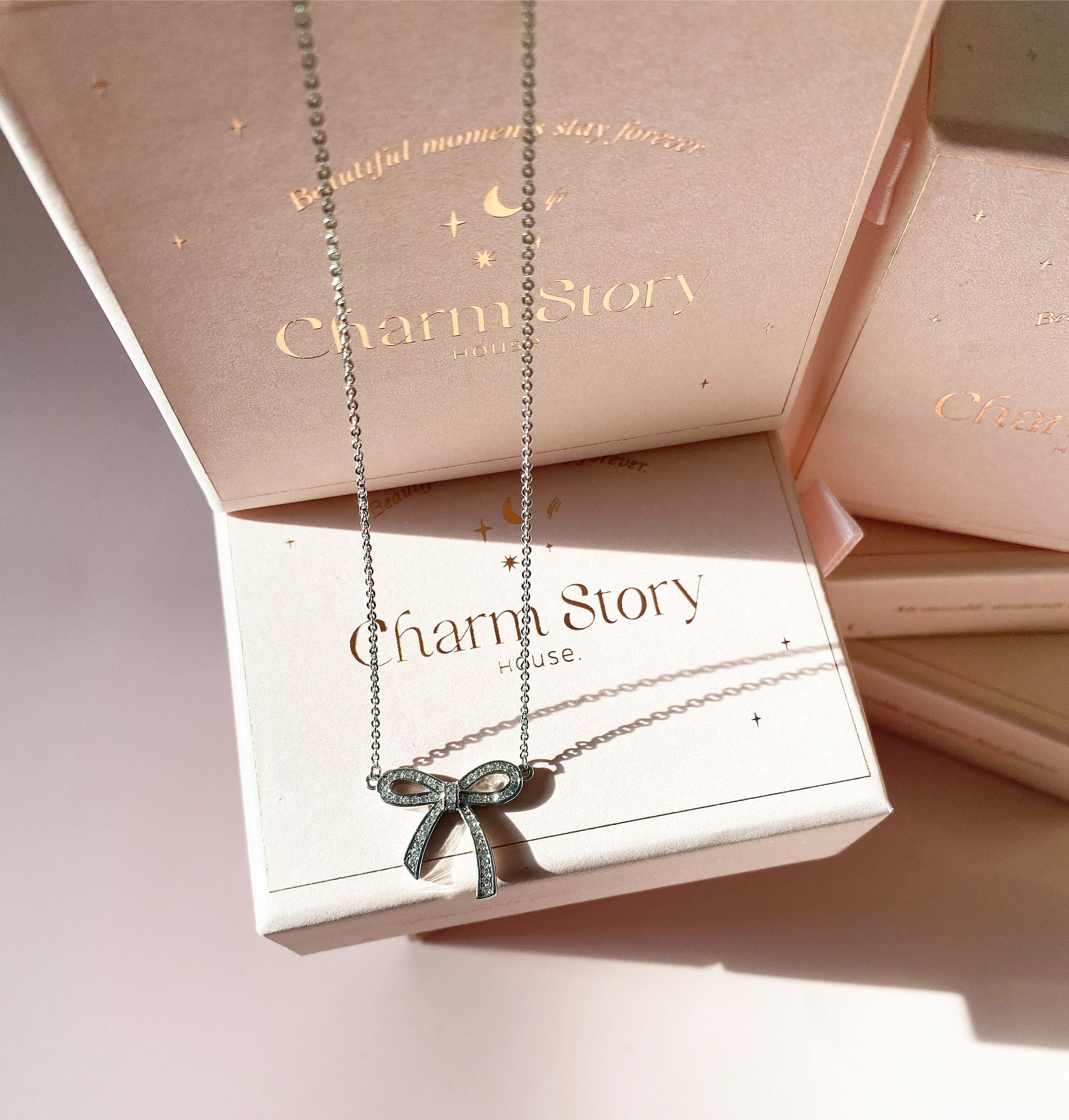 สร้อยคอCharm presents silver925 cz