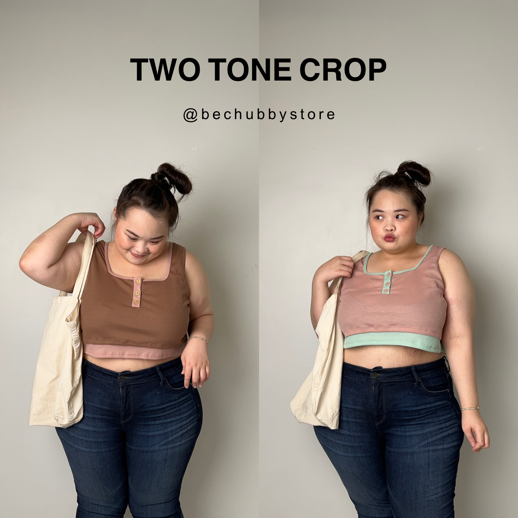 Two tone crop