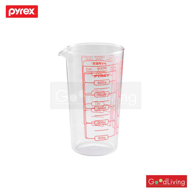 Pyrex ถ้วยตวงแก้ว รุ่นP-00-888B000 0.5L (สีแดง)