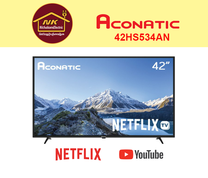 สมาร์ททีวี ACONATIC รุ่น 42HS534AN ขนาด 42 นิ้ว Full HD