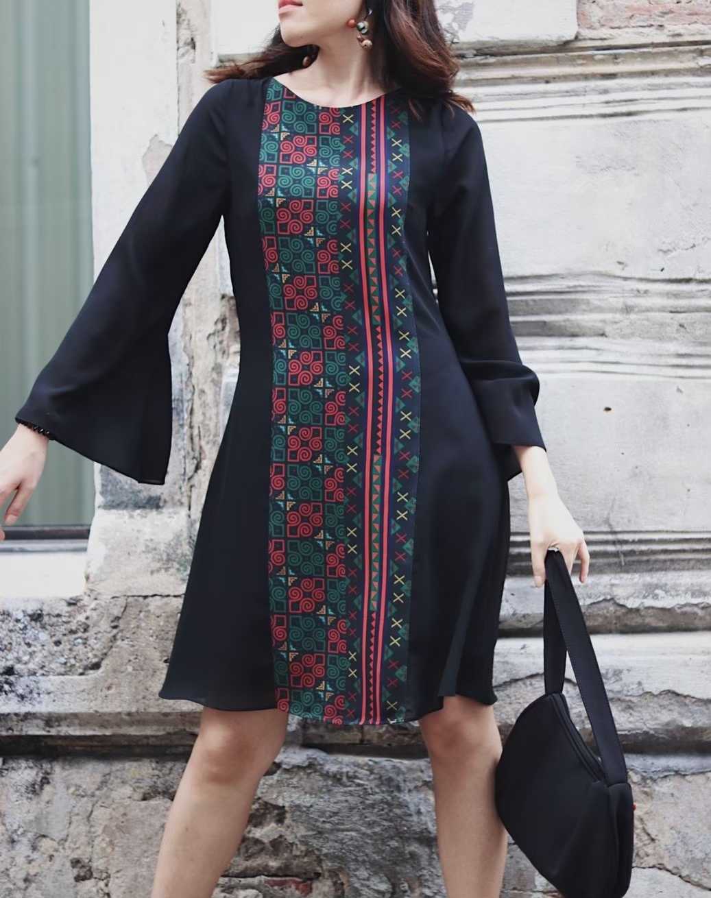 Boho Black Dress