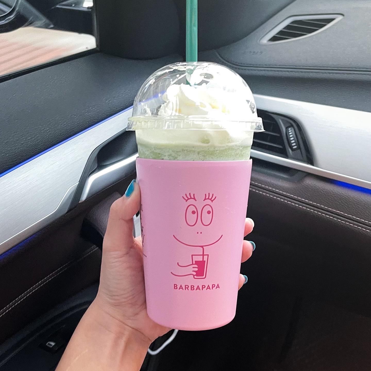 Barbapapa Tumbler(or Cup holder) : แก้วสแตนเลส บาร์บ้าปาป้า