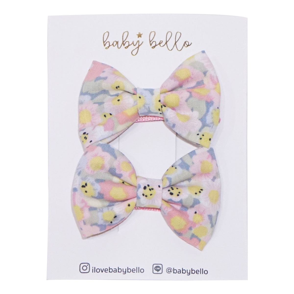 Mini Hair Clip -Pansy