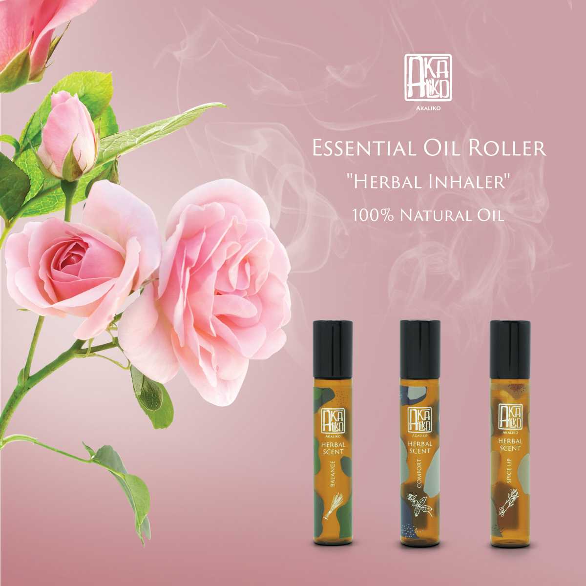 Akaliko Essential Oil Roller 7 ml.