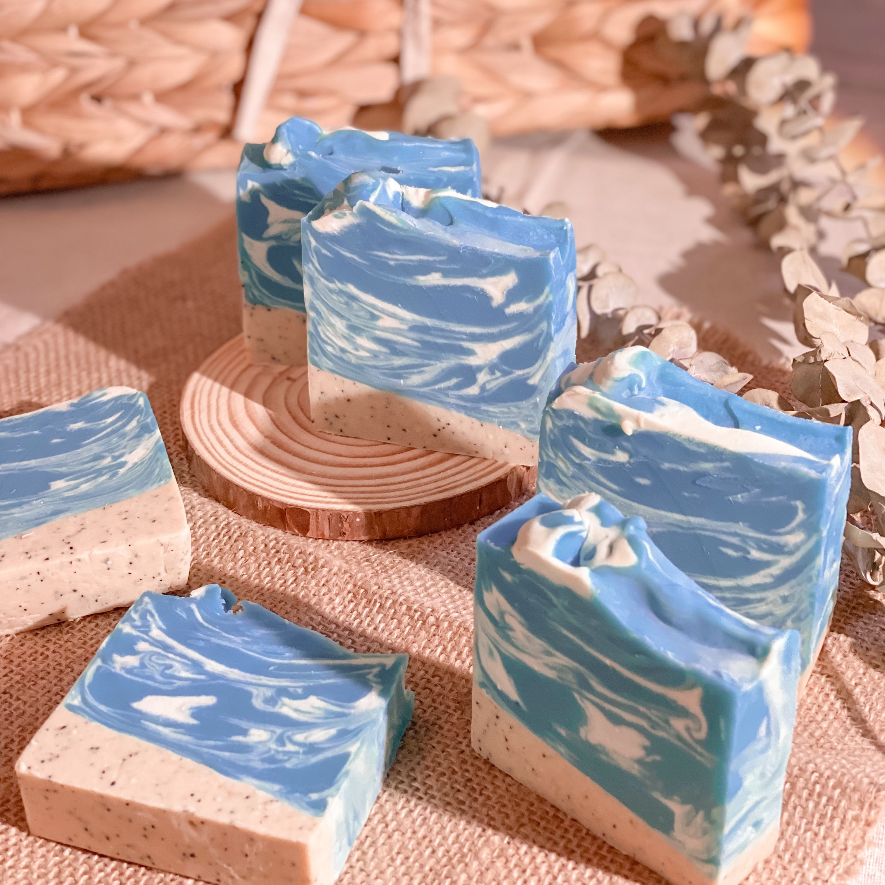 🌴🌊•𝐒𝐚𝐧𝐝 𝐚𝐧𝐝 𝐒𝐞𝐚• สบู่สูตร cool menthol x Thanaka