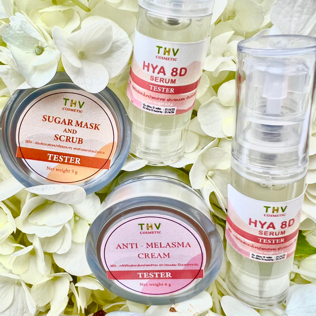 THV COSMETIC TESTER - ชุดทดลองบำรุงผิวหน้าครบเซ็ท
