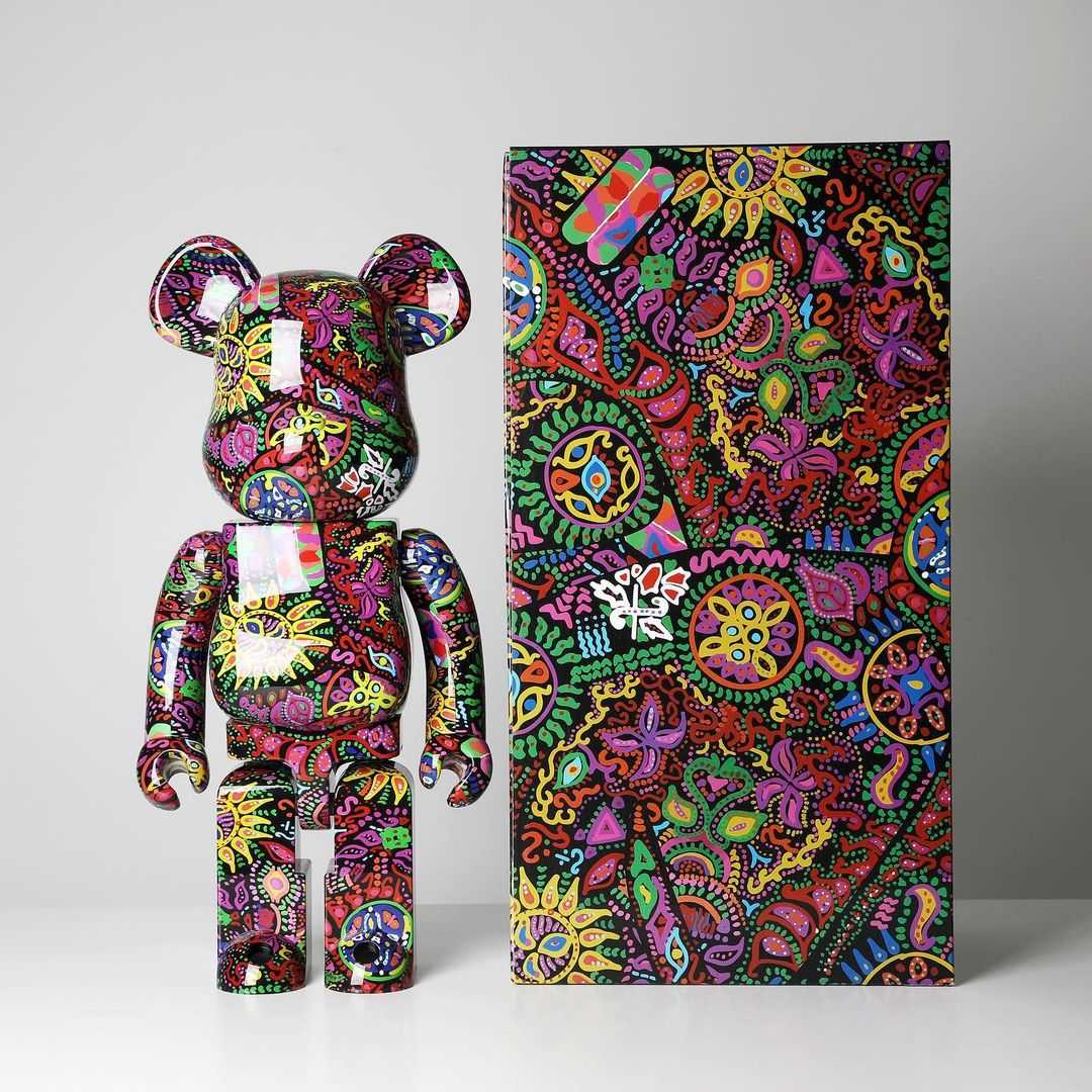 BE@RBRICK | BEARBRICK Japan Hide 'Psychedelic Paisley' (400