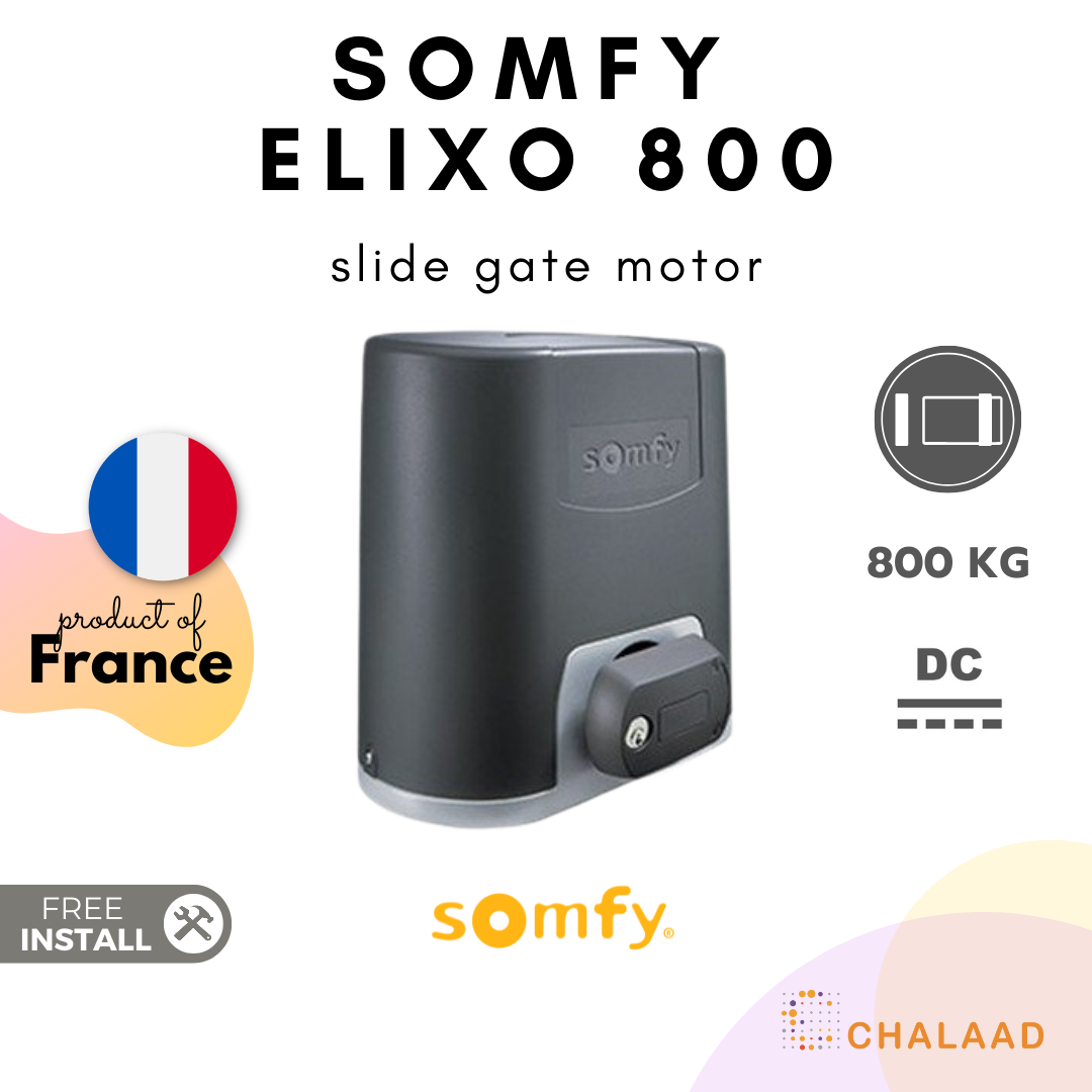 [รวมติดตั้ง] Somfy Elixo 800 มอเตอร์รั้ว สไลด์ + สั่งผ่านมือถือ สั่งด้วยเสียง Apple HomeKit Google
