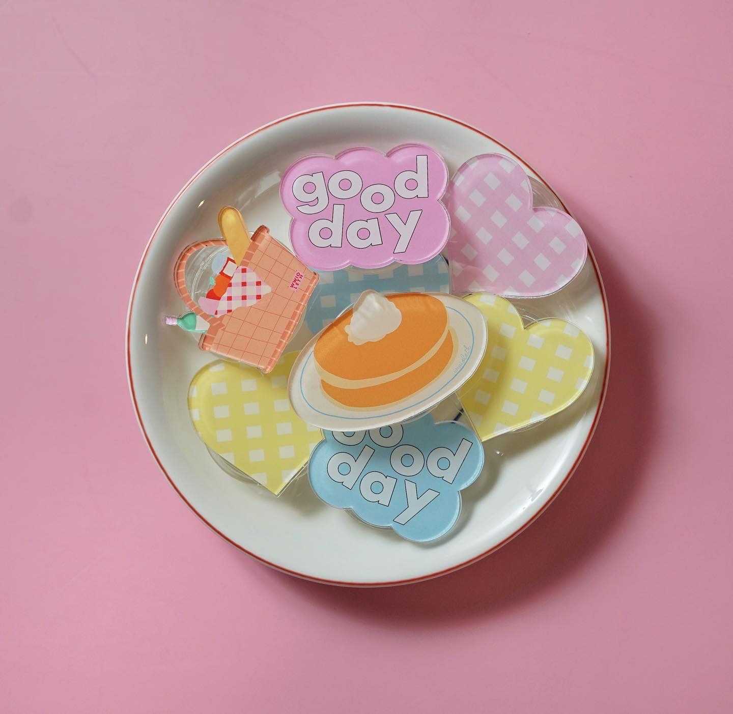 Picnic Collection : Acrylic Griptok(pre-order)