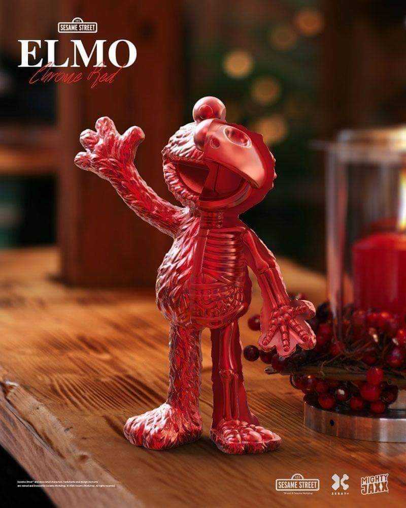 XXRAY Plus Sesame Street Elmo Chrome 21 cm