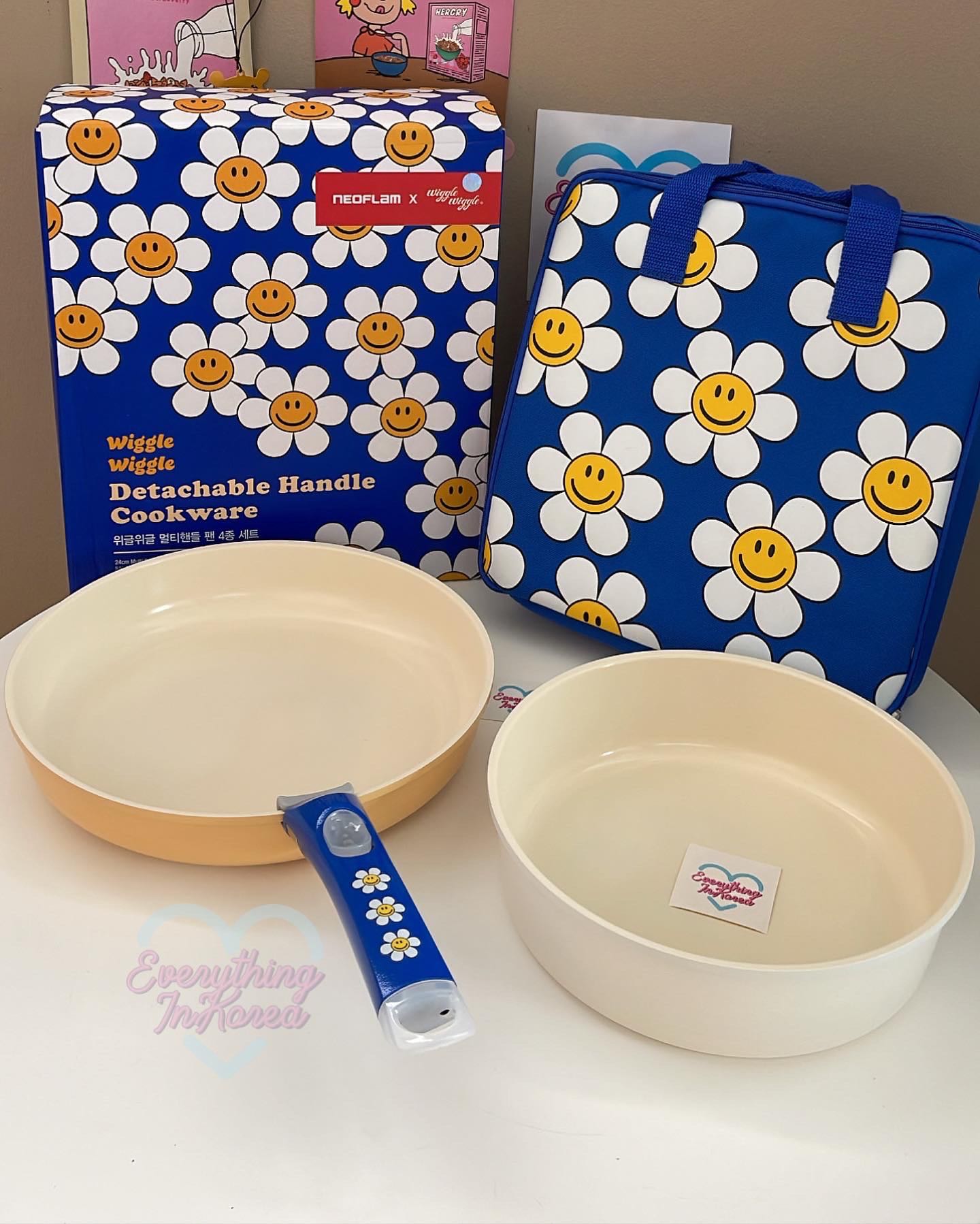 (พร้อมส่ง) Neoflam X wiggle  Handle Cookwear All in one 