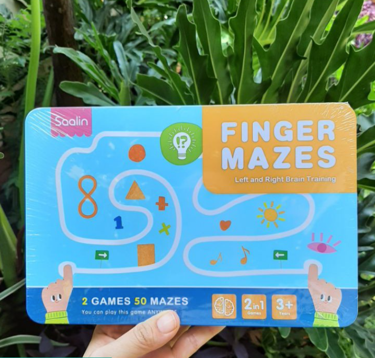 Saalin Finger Mazes ของเล่นฝึกสมองซีกซ้ายและขวา