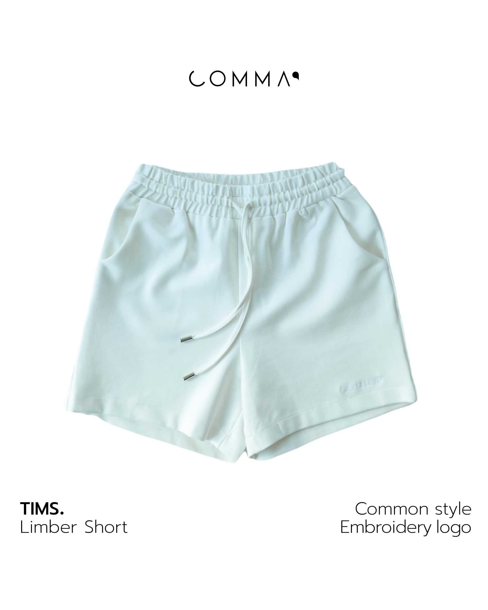 TIM LIMBER SHORT - PURE WHITE