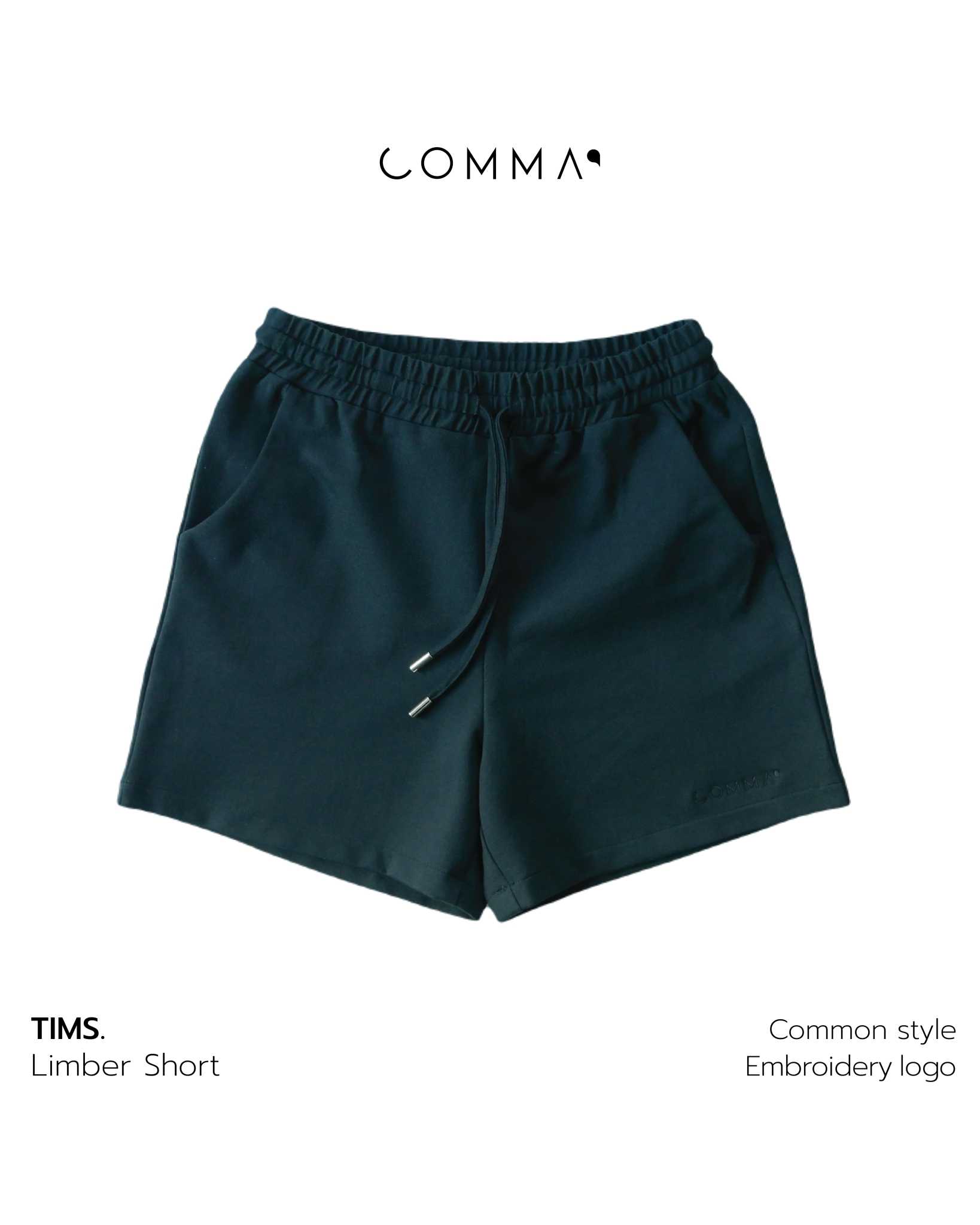 TIMS LIMBER SHORT - MIDNIGHT BLACK