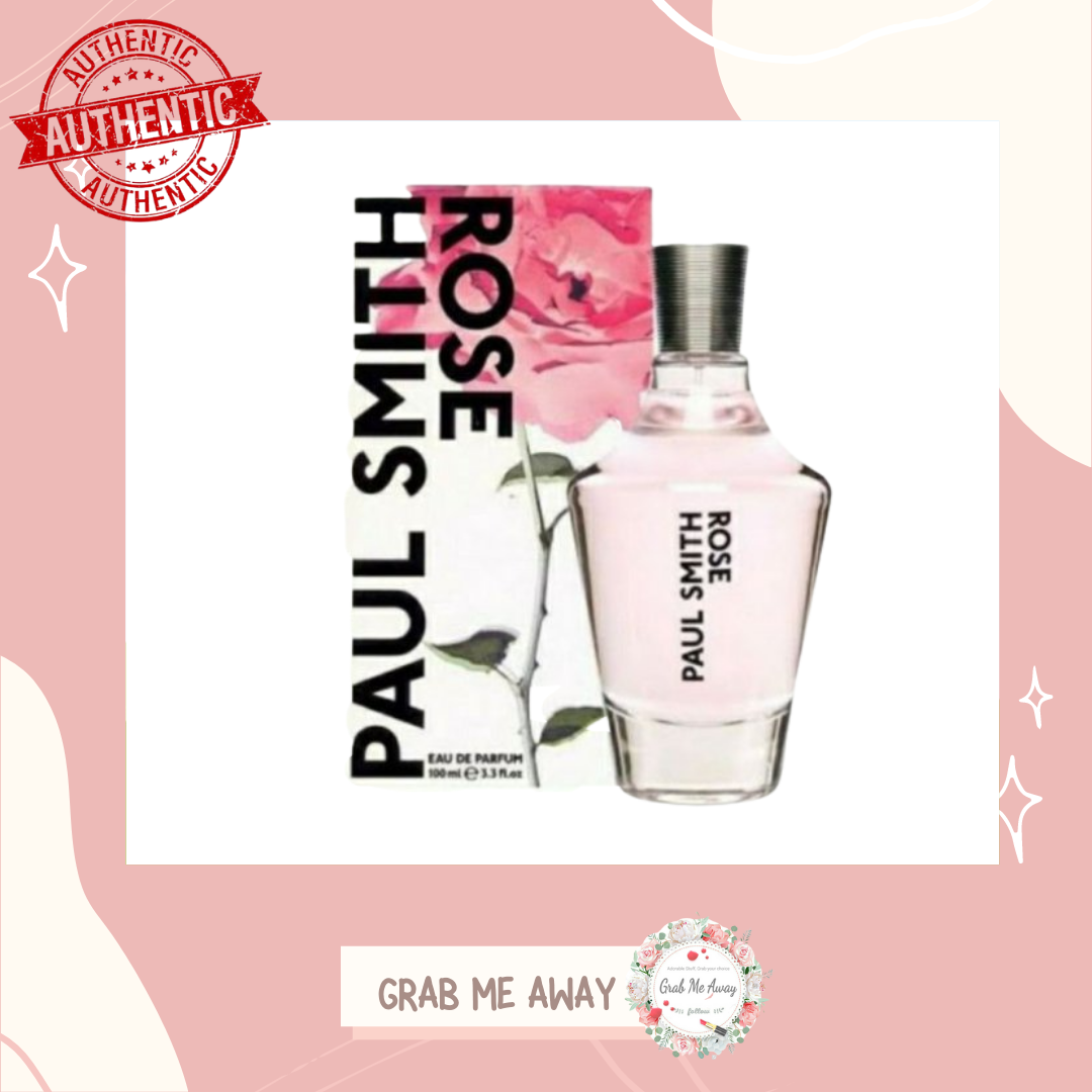 พร้อมส่ง ⭐ Paul Smith Rose Eau De Parfum 100ml. [กล่องซีล]