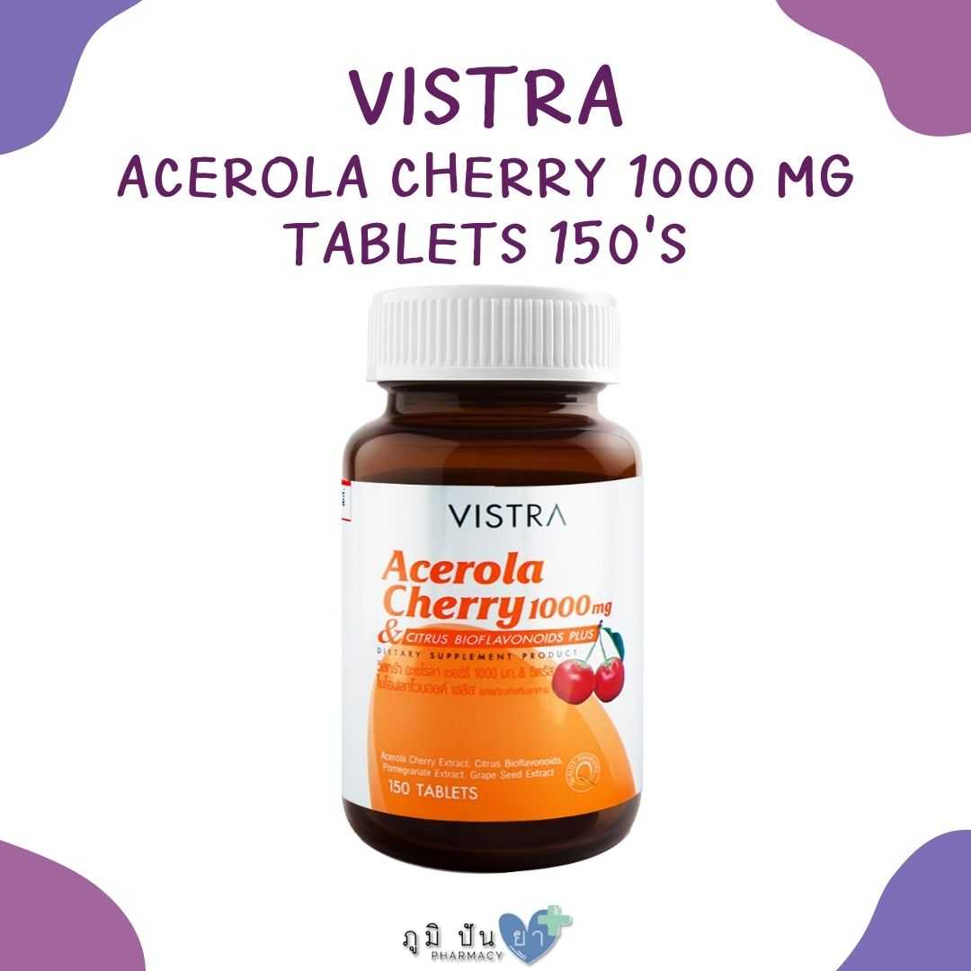 VISTRA-ACEROLA CHERRY 1000 MG TABLETS 150'S
