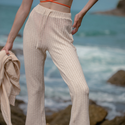 Beach Pants - Coral White