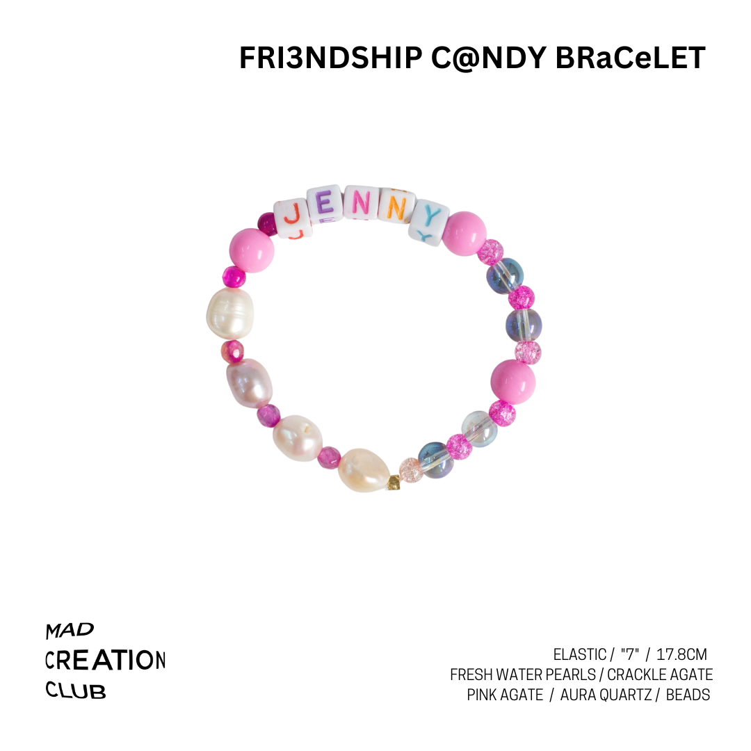 Personalized Friendship Candy Bracelet