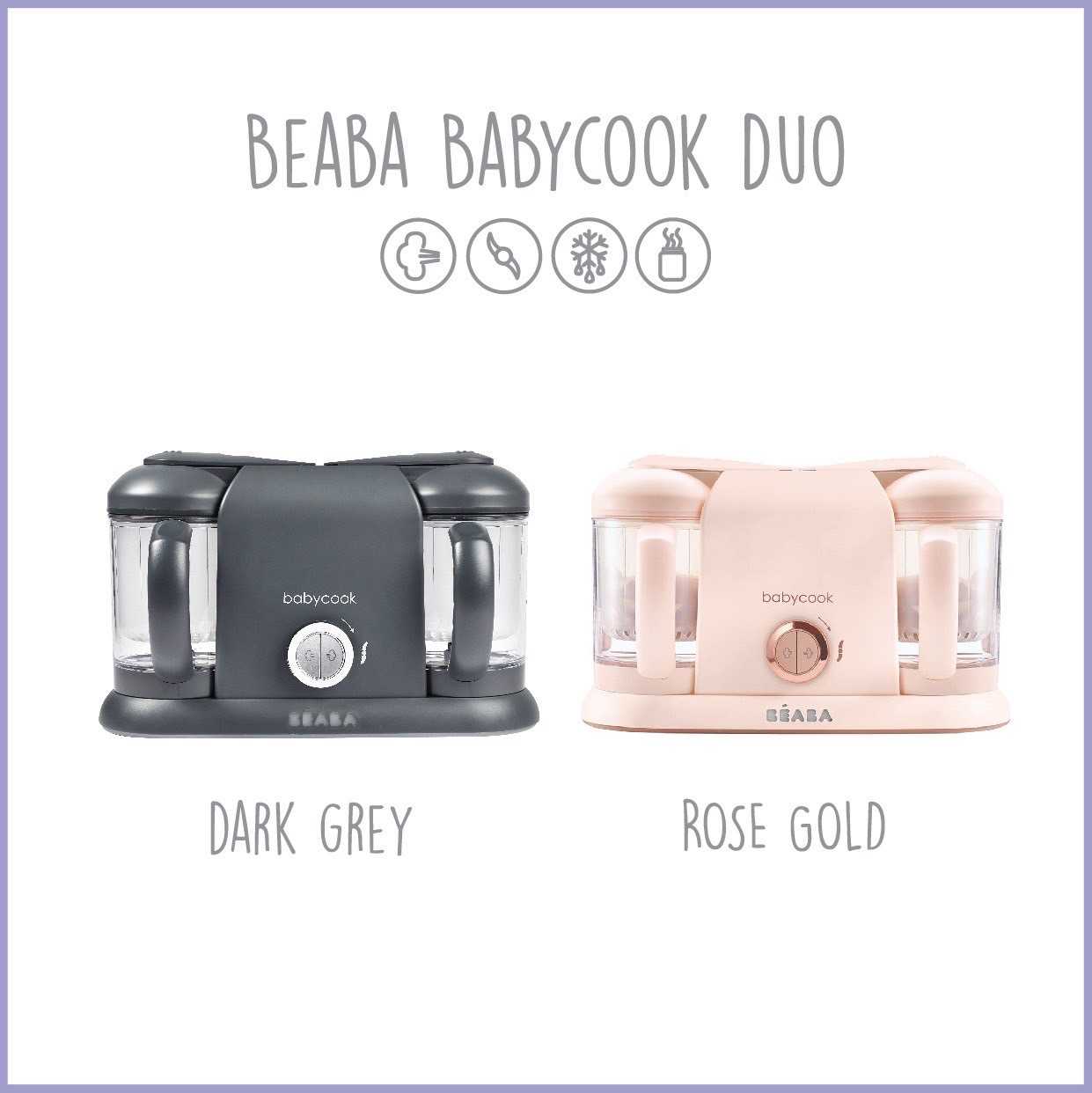 Best Seller 🇲🇫BEABA เครื่องนึ่งปั่นอาหารเด็ก Babycook® Duo