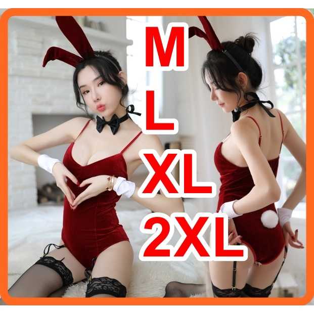 ชุดบันนี่กระต่าย M-2XL ชุดนอนไม่ได้นอน ชุดนอนเซ็กซี่ Bunnygirlพร้อมส่ง