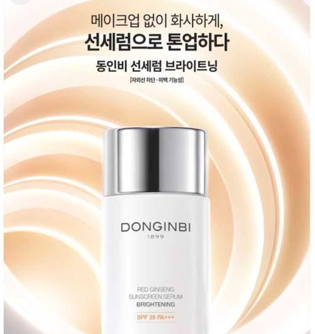 Donginbi Red Ginseng Sunscreen Serum Brightening SPF 35 PA 50ml 