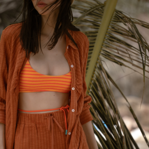 Oversized Shirt - Bronze Brown