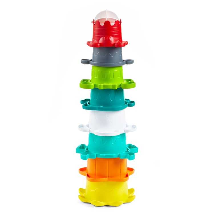 Infantino Stack O’ Fun ถ้วยเรียงชั้น มีล้อหมุนน้ำ